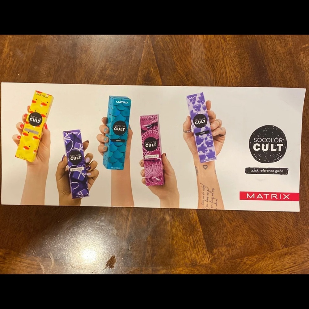 Matrix Socolor Cult References Quick Guide